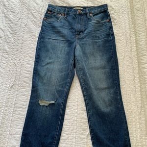 Madewell cropped jeans